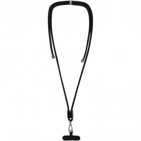 Vega verstelbaar smartphone lanyard van gerecycled materiaal 