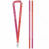 Gedrukt voorbeeld van set lanyard sublimation long ii 20 mm met 20 mm karabijnhaak Brighton s