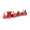 Houten decoratie kersttrein Juna