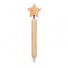 Bamboe balpen ster detail Starpen