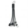 5-In-1 laadkabel sleutelhanger Hublue