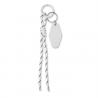 Sleutelhanger gevlochten touw Keybraid