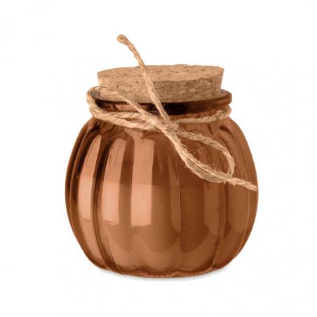 Vanille plantaardige waskaars Pumkin