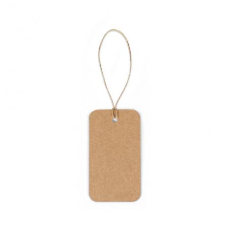 Rechthoekig etiket gemaakt van 100% gerecycled papier 700 gm² Label rectangular