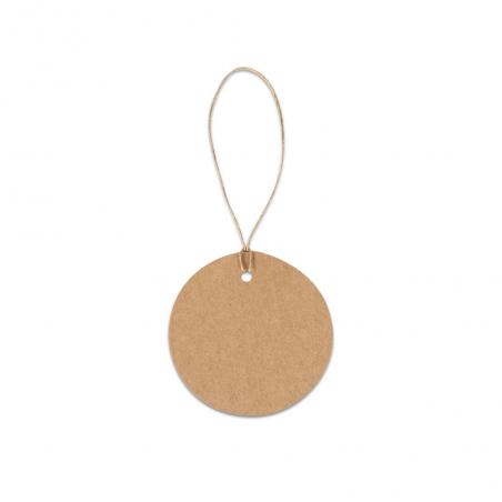Rond etiket gemaakt van 100% gerecycled papier 700 gm² Label round