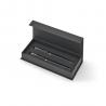 Set bestaande uit 1 balpen en 1 rollerpen van aluminium met dokumental® blauwe inkt Kingsley