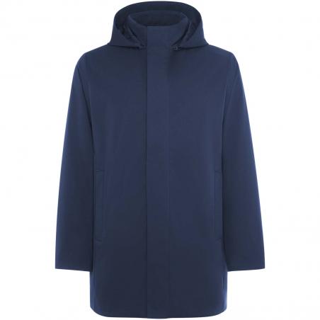 Unisex parka met gewatteerde kraag 