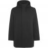 Unisex parka met gewatteerde kraag 