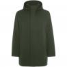 Unisex parka met gewatteerde kraag 