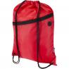 Oriole RPET-tas met trekkoord en voorvak met ritssluiting, 5 liter 