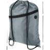 Oriole RPET-tas met trekkoord en voorvak met ritssluiting, 5 liter 