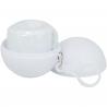 Fog poncho in ronde plastic verpakking met karabijnhaak 