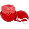 Fog poncho in ronde plastic verpakking met karabijnhaak 