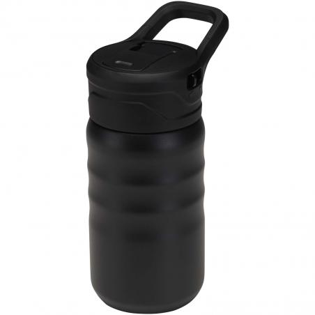 Knox 350 ml RCS gerecyclede dubbelwandige roestvrijstalen sportfles met uitklapbaar rietje 