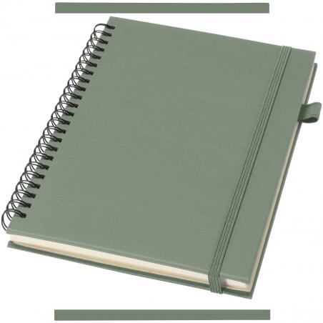 Liss a5 spiraalnotitieboek met harde kaft van gerecycled plastic 
