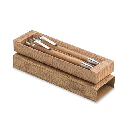 Acaciahout pen- en potloodset Jakarta set
