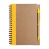 Notitieboek Stella | Gerecycled karton | Gelijnd | Met balpen
