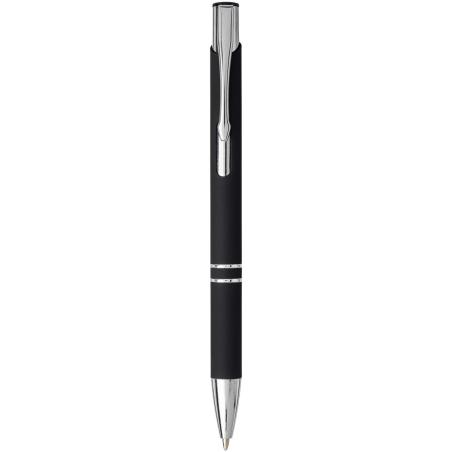Moneta soft touch balpen met klikmechanisme (zwarte inkt) 