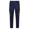 Tweekleurige keperstof broek met meerdere zakken 200gm² van katoen 35% en polyester 65% Vl hypnos