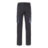 Tweekleurige stretchbroek met meerdere zakken 240gm² van katoen 46% eme 38% en polyester 16% Vl fides