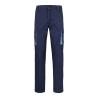 Tweekleurige stretchbroek met meerdere zakken 240gm² van katoen 46% eme 38% en polyester 16% Vl fides