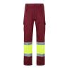 Tweekleurige broek van keperstof 210gm² gevoerd met meerdere zakken van katoen 20% en polyester 80% Vl athena