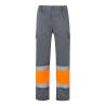 Tweekleurige keperbroek met meerdere zakken 210gm² van katoen 20% en polyester 80% Vl poseidon