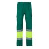 Tweekleurige keperbroek met meerdere zakken 210gm² van katoen 20% en polyester 80% Vl poseidon