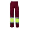 Tweekleurige keperbroek met meerdere zakken 210gm² van katoen 20% en polyester 80% Vl poseidon