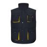 Gewatteerd vest tweekleurig met meerdere zakken 120gm² van polyester 100% Vl nergal
