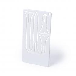 Golf tee kaart Tunker