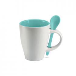 Mok met bijpassende lepel Dual