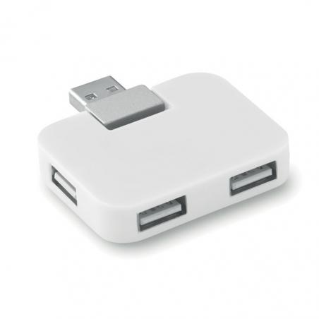 Usb hub 4 poorten Square