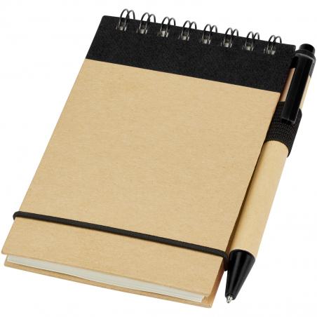Zuse a7 gerecycled jotter kladblok met pen 